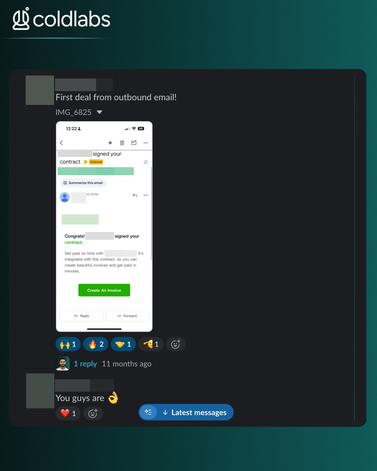 Customer message 11