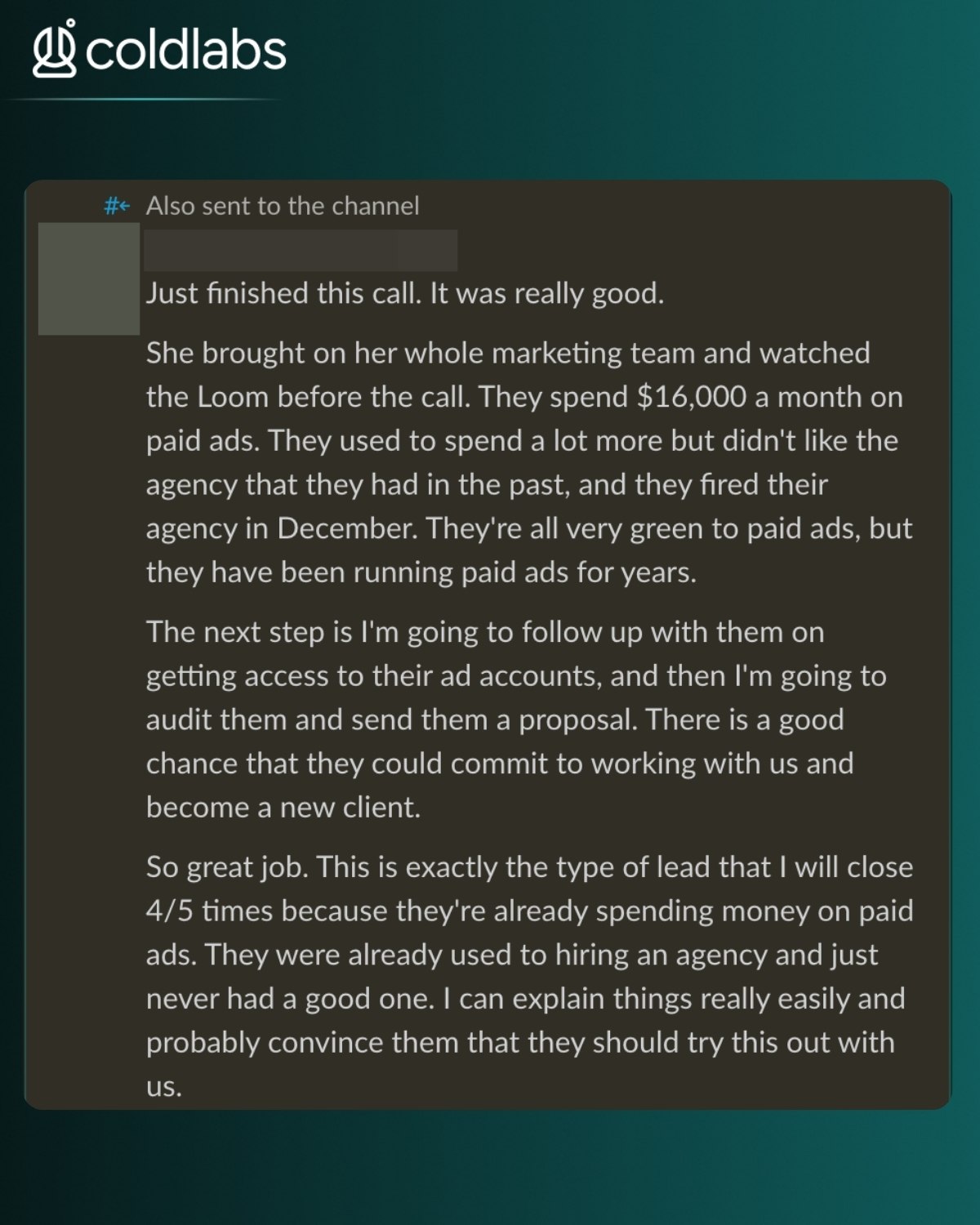Customer message 12