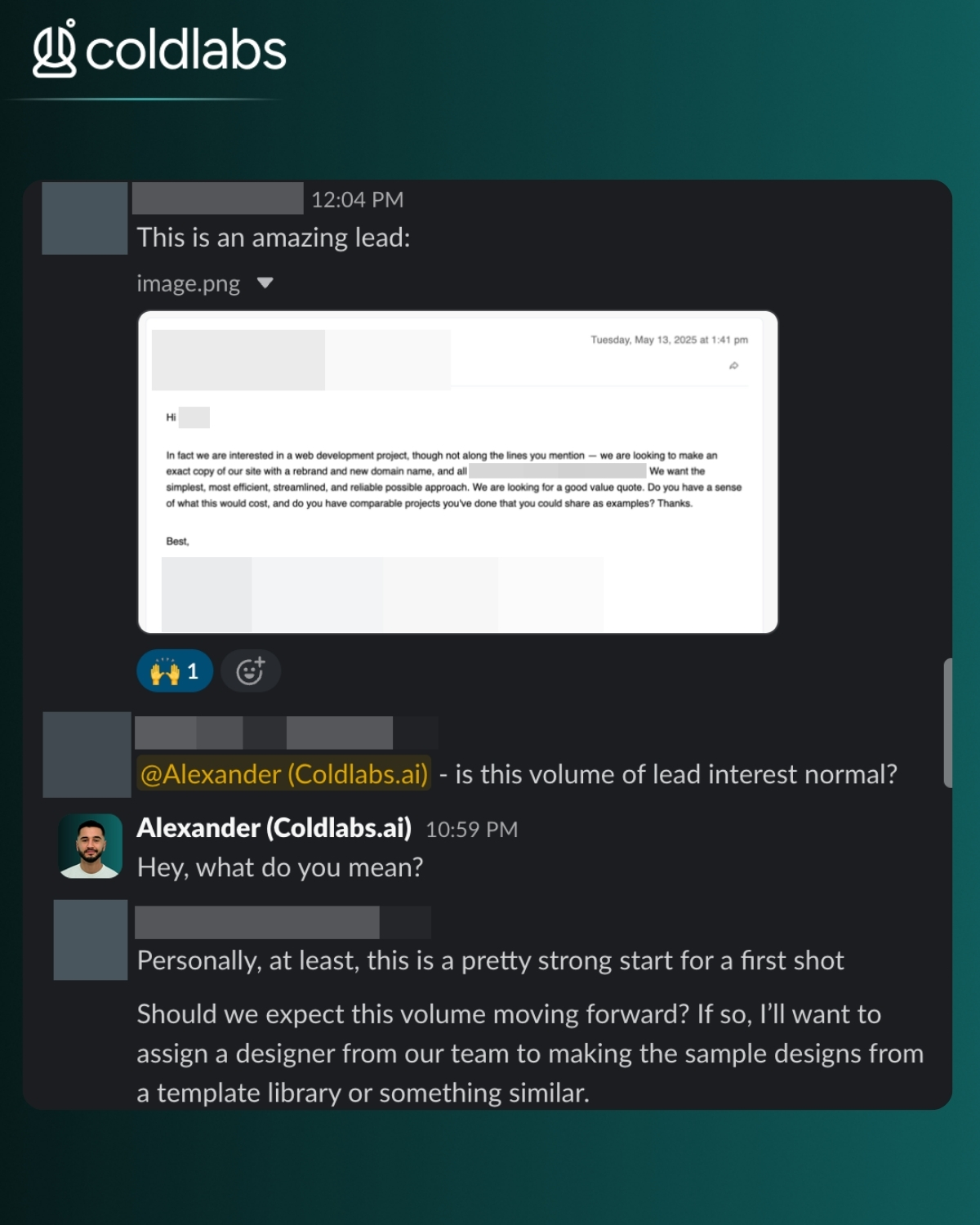 Customer message 13