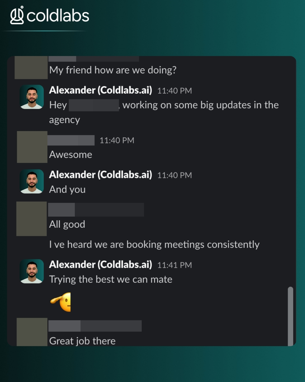 Customer message 14