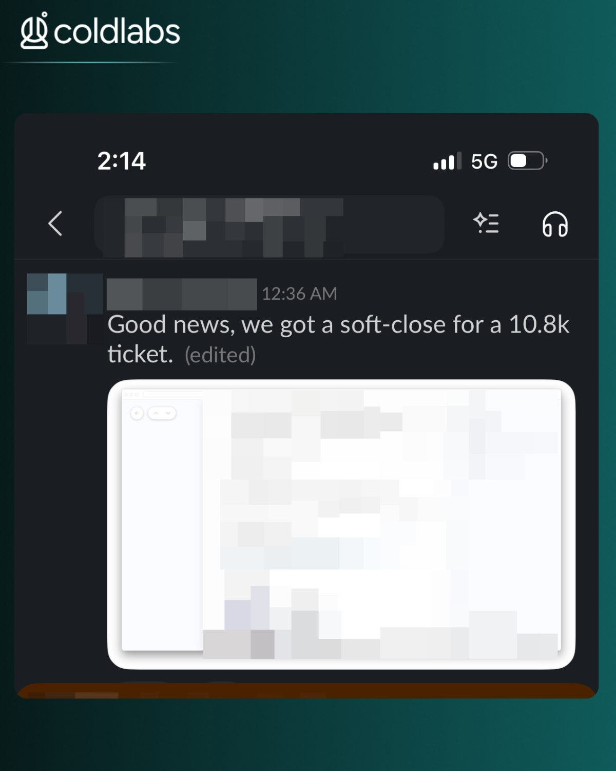 Customer message 15