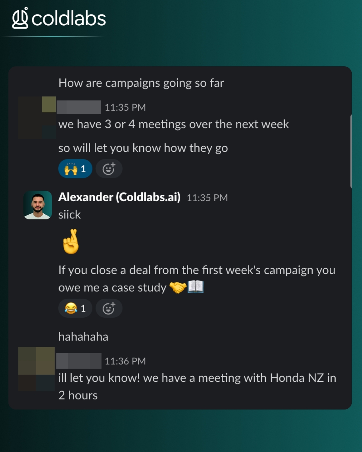 Customer message 2