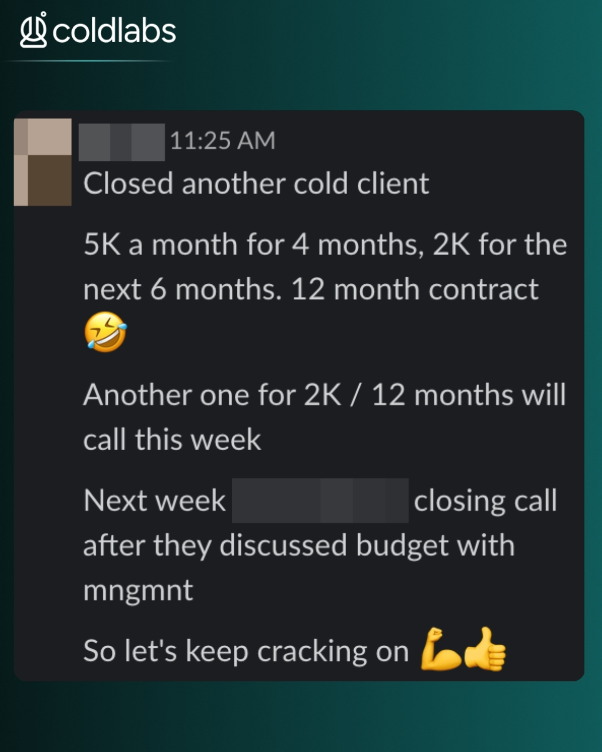 Customer message 3