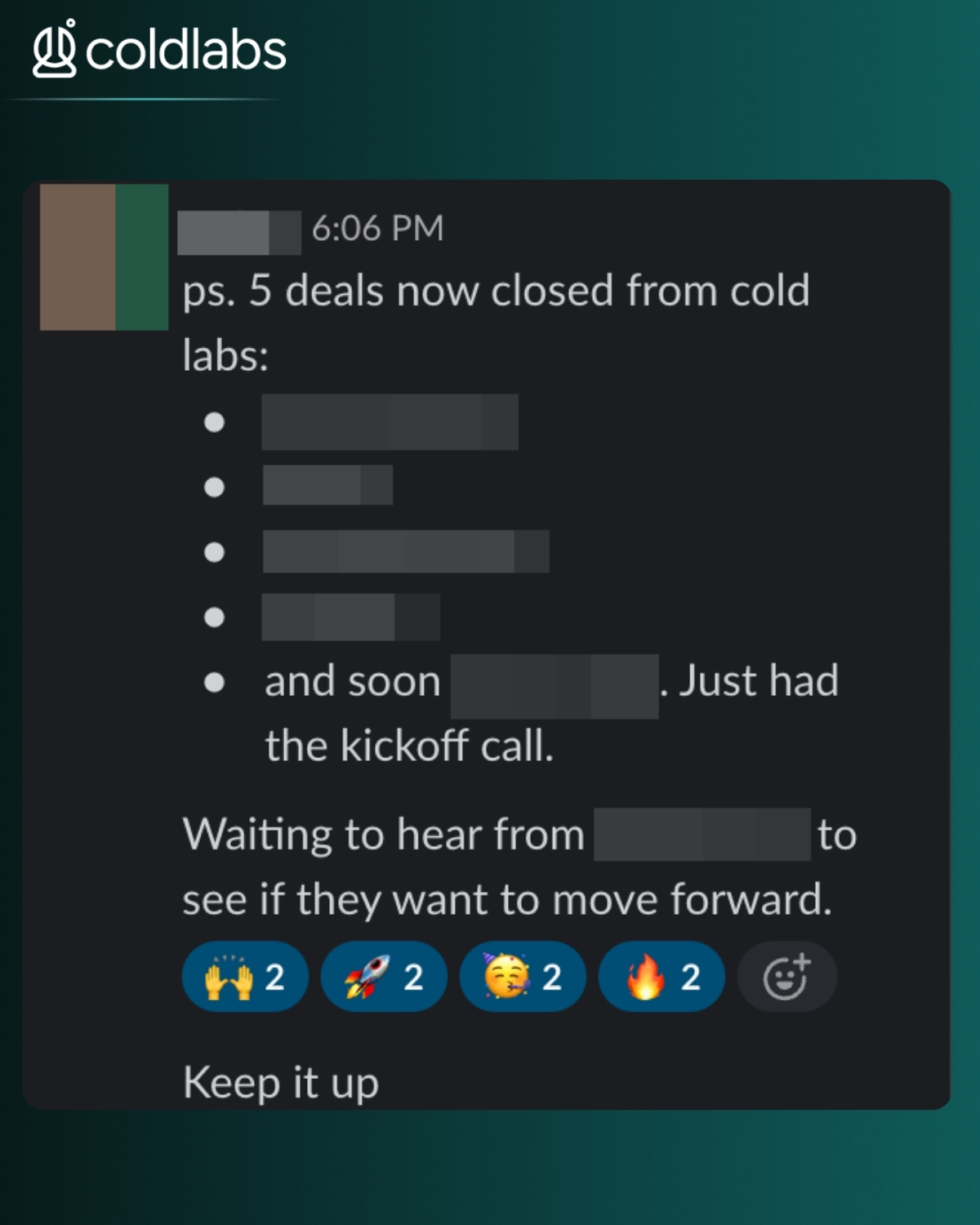 Customer message 5