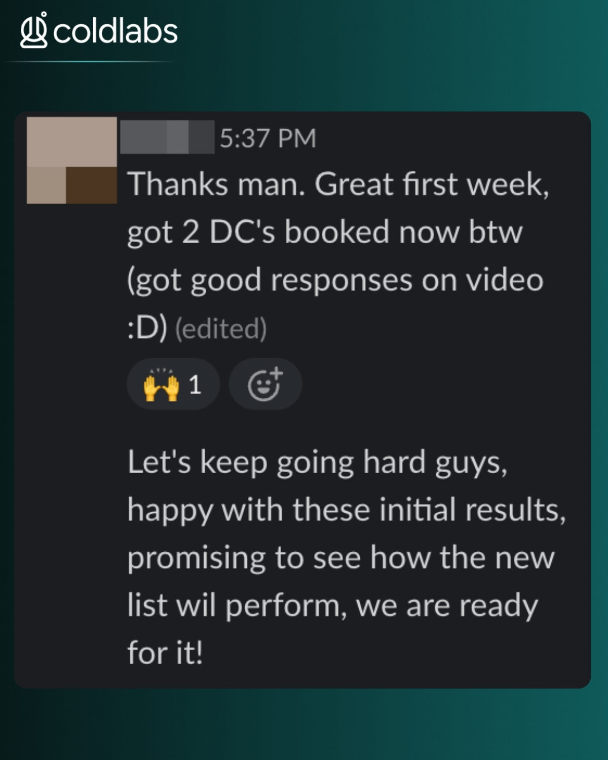 Customer message 6