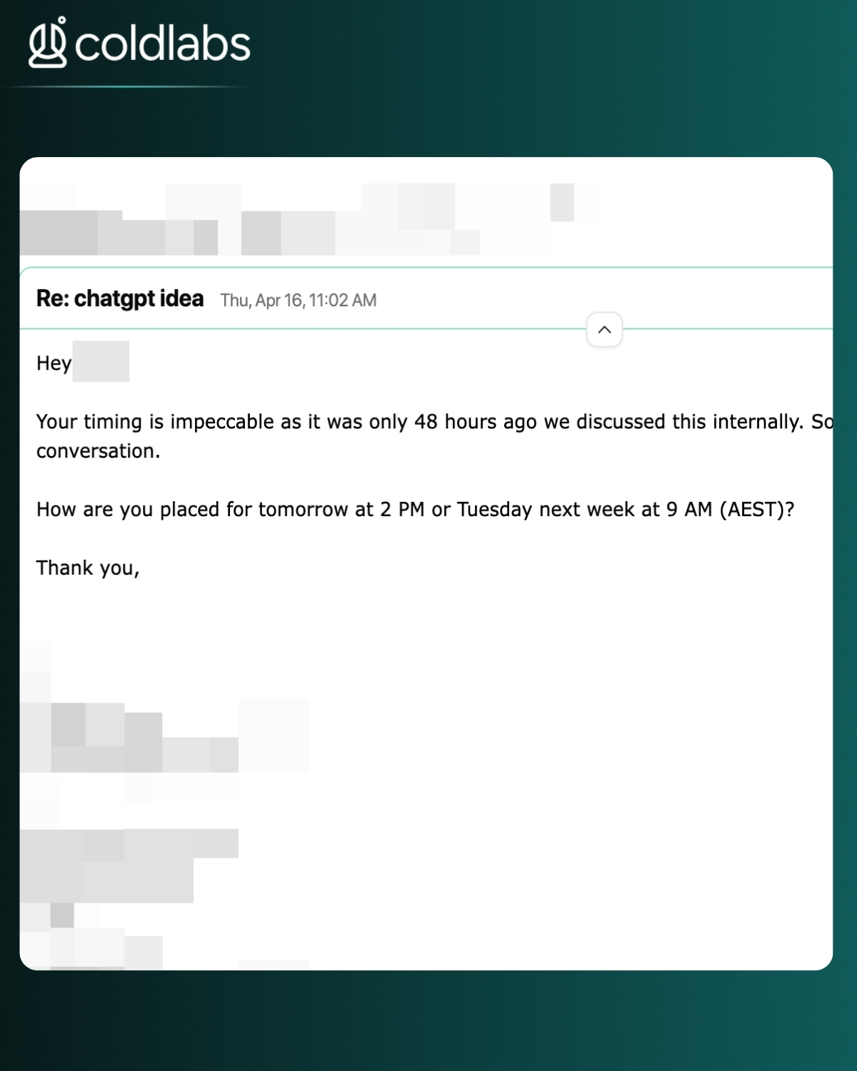 Customer reply 16
