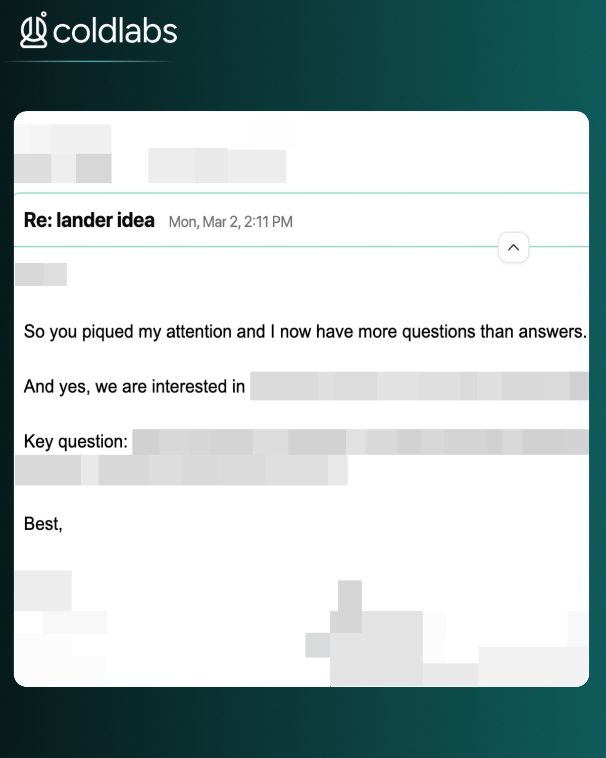 Customer reply 21