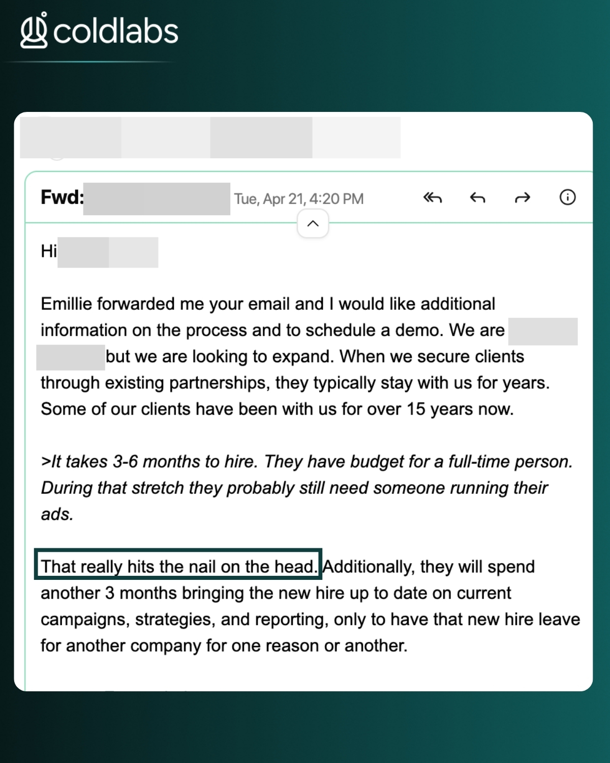 Customer reply 6